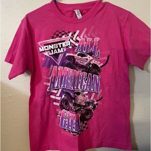 NWOT GIRLS MONSTER JAM SHIRT- SIZE YOUTH MEDIUM